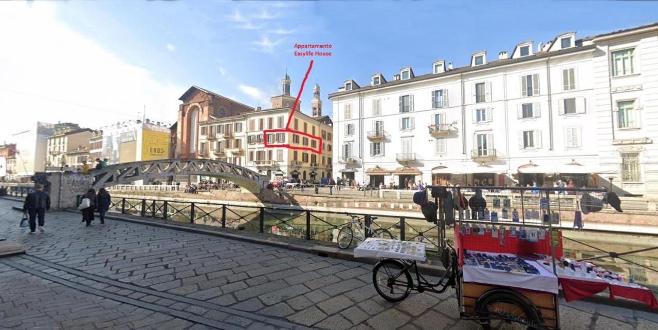 Easylife - Splendido Appartamento Con Vista Sul Naviglio Grande Milano Esterno foto